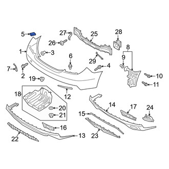 Genesis OE - Bumper Cover Insulator