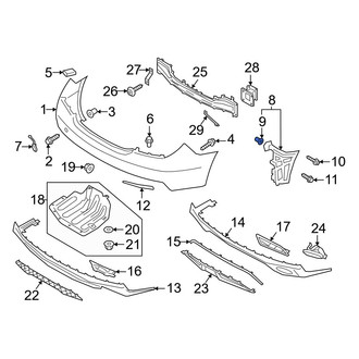 Genesis OE - Floor Pan Splash Shield Clip