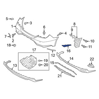 Genesis OE - Rear Left Bumper Trim