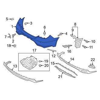 Genesis OE - Rear Upper Bumper Cover