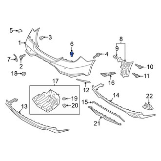 Genesis OE - Bumper Cover Retainer