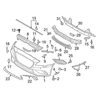 Genesis OE - Bumper Cover Support Rail Bolt