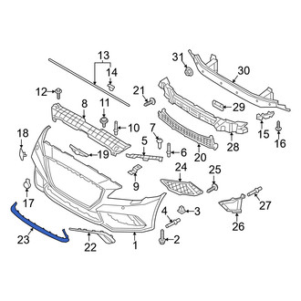 Genesis OE - Front Center Bumper Trim