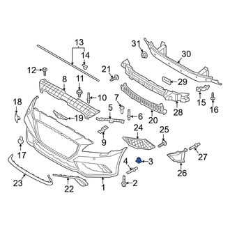 Genesis OE - Bumper Cover Nut