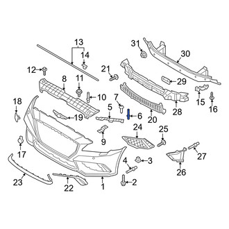 Genesis OE - Bumper Cover Rivet