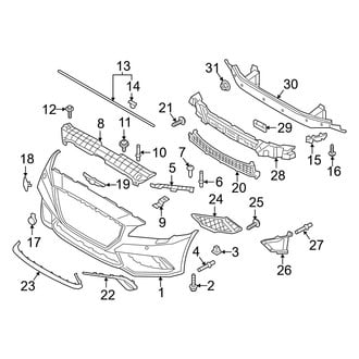 Genesis OE - Front Bumper & Grille - Bumper & Components (Sport)