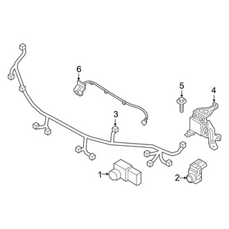 Genesis OE - Front Bumper & Grille - Electrical Components (3.8 / 5.0)