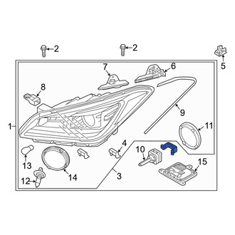 Genesis OE - Front Left Headlight Assembly