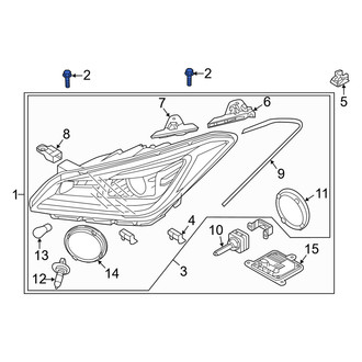 Genesis OE - Headlight Mounting Bolt