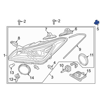 Genesis OE - Headlight Fastener Clip