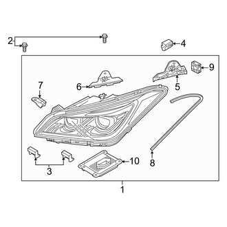 Genesis OE - Front Lamps - Headlamp Components (LED)