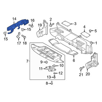 Genesis OE - Front Radiator Support Splash Shield