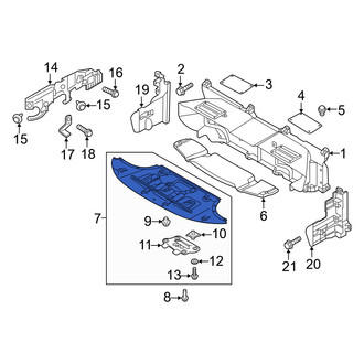 Genesis OE - Front Radiator Support Splash Shield