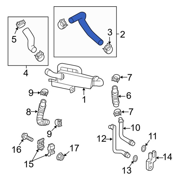 Automatic Transmission Oil Cooler Hose