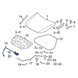 Genesis OE - Front Hood Latch