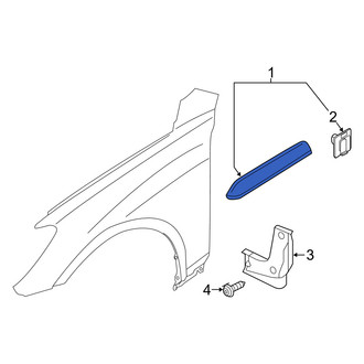 Genesis OE - Front Left Fender Molding