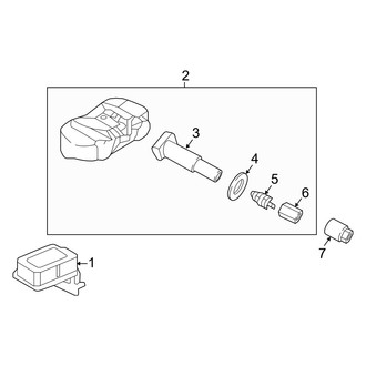 Genesis OE - Electrical - Tire Pressure Monitor Components