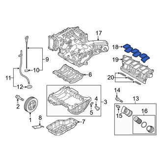 Genesis OE - Upper Fuel Injection Plenum Gasket