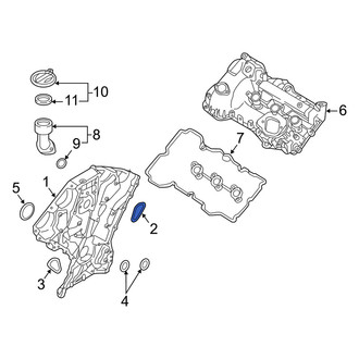Genesis OE - Right Engine Timing Cover Gasket
