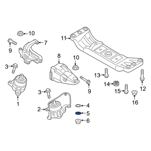 Engine Mount Washer