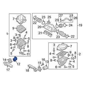 Genesis OE - Right Engine Air Intake Hose