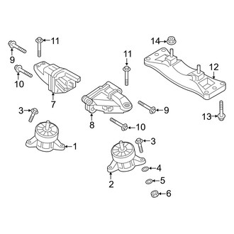Genesis OE - Engine & Transmission Mounting (5.0L)