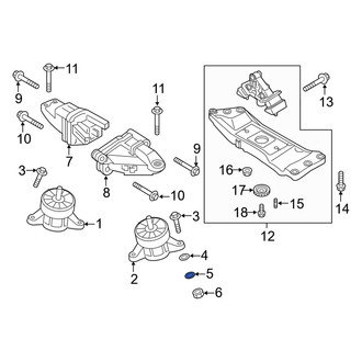 Genesis OE - Engine Mount Washer