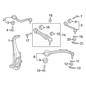 Genesis OE - Front Suspension - Suspension Components (RWD)