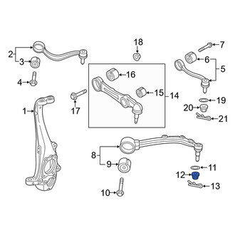 Genesis OE - Rear Lower Suspension Control Arm Nut