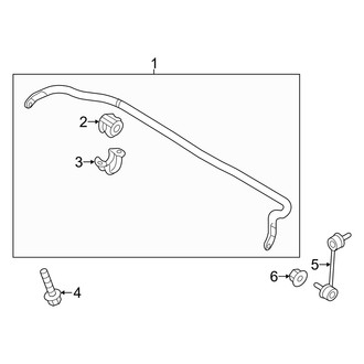 Genesis OE - Front Suspension - Stabilizer Bar & Components (RWD)
