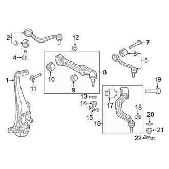 Genesis OE - Front Suspension - Suspension Components (AWD)