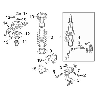 Genesis OE - Front Suspension - Struts & Components (Sport AWD)