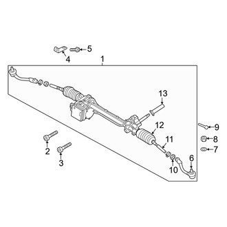 Genesis OE - Steering Gear & Linkage (AWD)