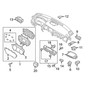 Genesis OE - Instrument Panel - Cluster & Switches