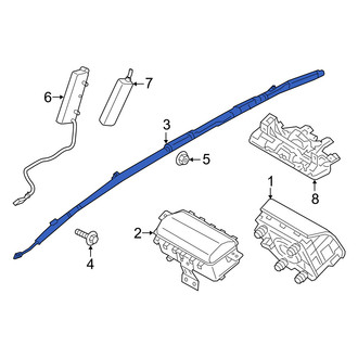 Genesis OE - Left Curtain Air Bag