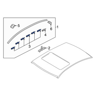 Genesis OE - Roof Molding Clip