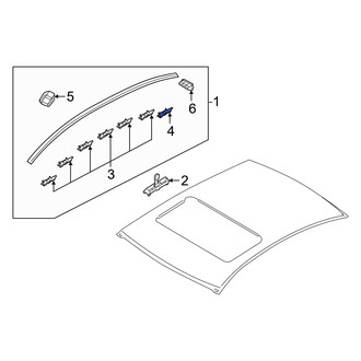Genesis OE - Roof Molding Clip