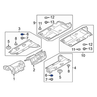 Genesis OE - Bumper Splash Shield Clip