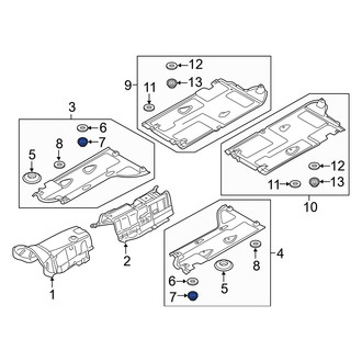 Genesis OE - Bumper Splash Shield Clip