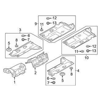 Genesis OE - Pillars, Rocker & Floor - Under Cover & Splash Shields