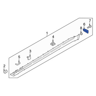 Genesis OE - Right Mud Guard