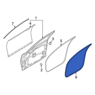 Genesis OE - Front Left Inner Door Seal