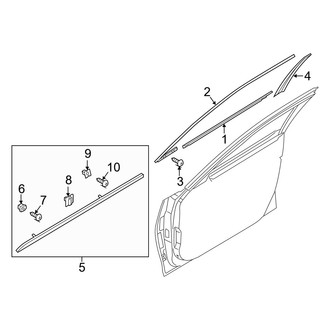 Genesis OE - Front Door - Exterior Trim