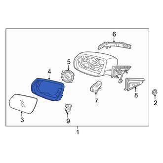Genesis OE - Front Right Door Mirror Cover