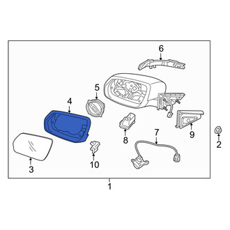 Genesis OE - Front Right Door Mirror Cover