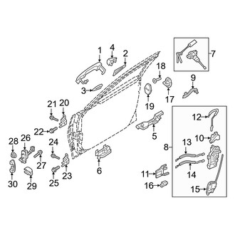 Genesis OE - Front Door - Lock & Hardware