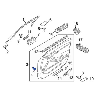 Genesis OE - Door Interior Trim Panel Retainer