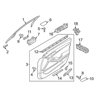 Genesis OE - Front Door - Interior Trim
