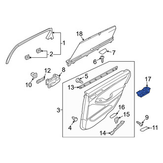 Genesis OE - Rear Left Door Window Switch