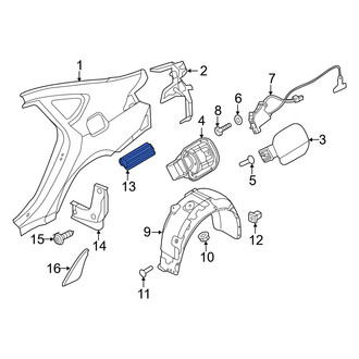 Genesis OE - Rear Quarter Panel Vent